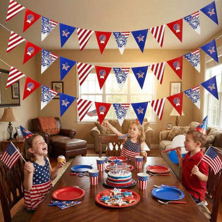 Unisex nan Pennant chain with USA motif made of weather-resistant polyester Bowlift