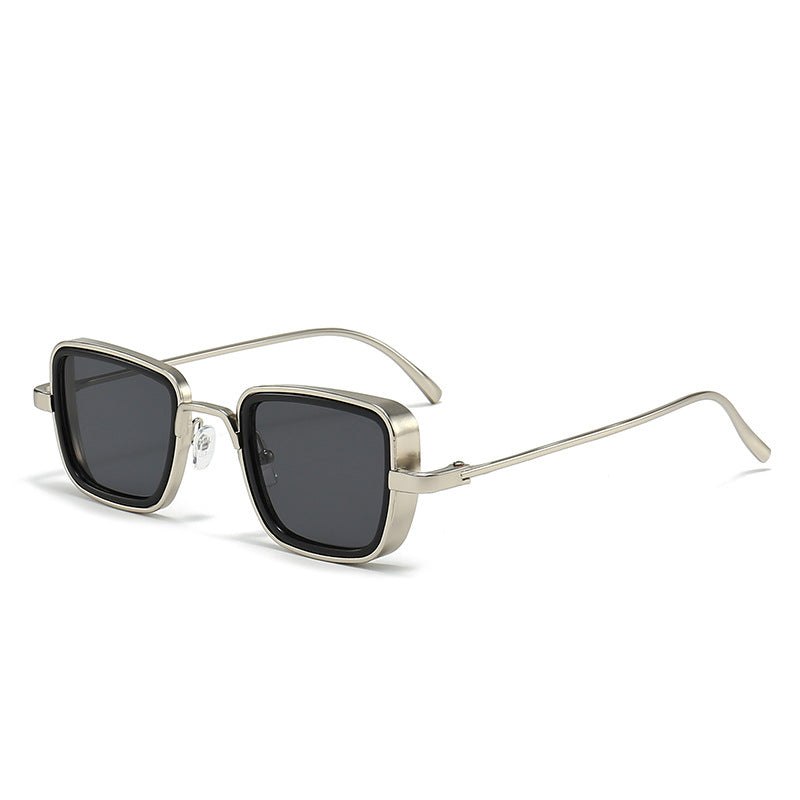 Women's stylish square sunglasses with elegant metal frame Bowlift