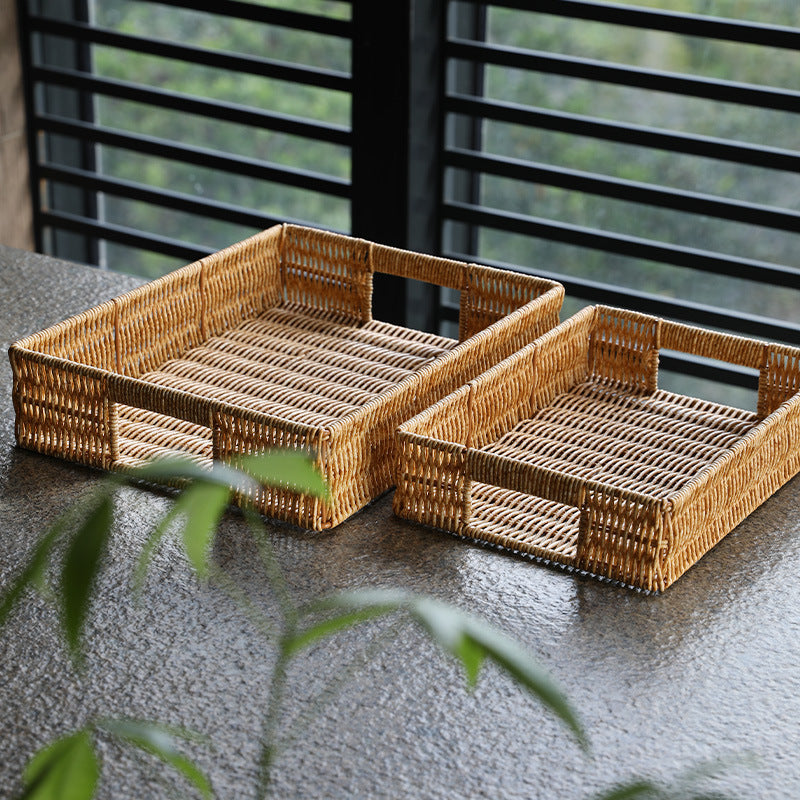 Home Storage Woven Tray Bowlift