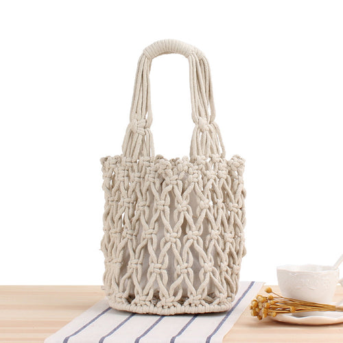 Hand-knotted net bag Bowlift