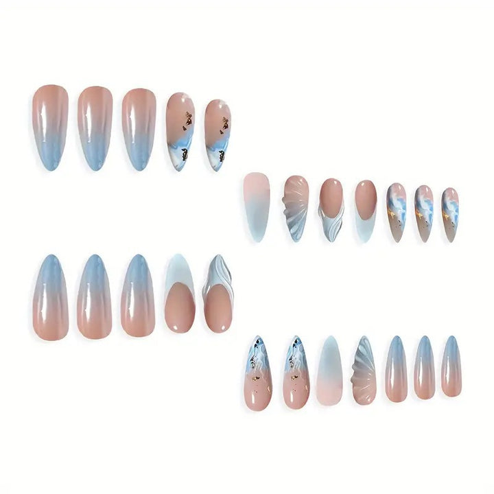 Artistic Gel Nail Art Extensions Bowlift