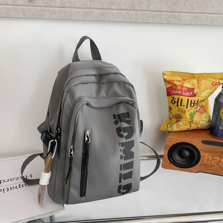 Multi-Functional Canvas School Backpack Bowlift