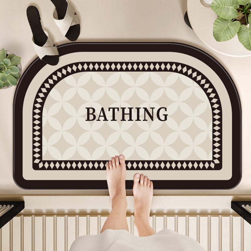 Plush Bath Mat Bowlift