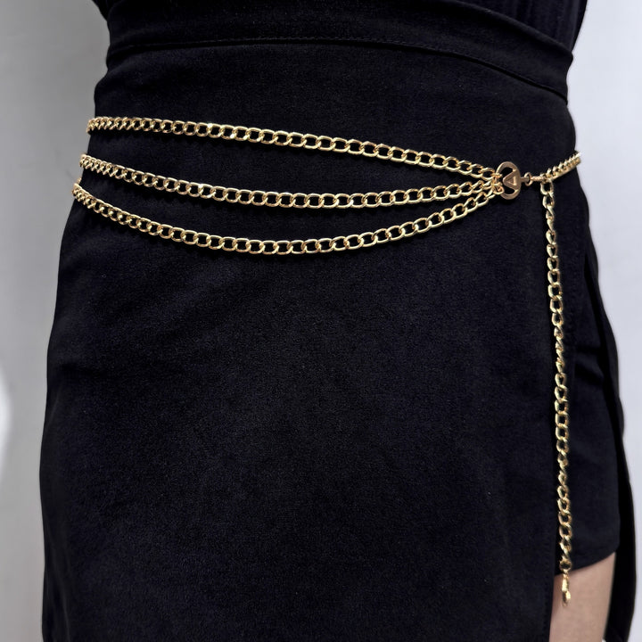 Fashionable Chain Belt Bowlift