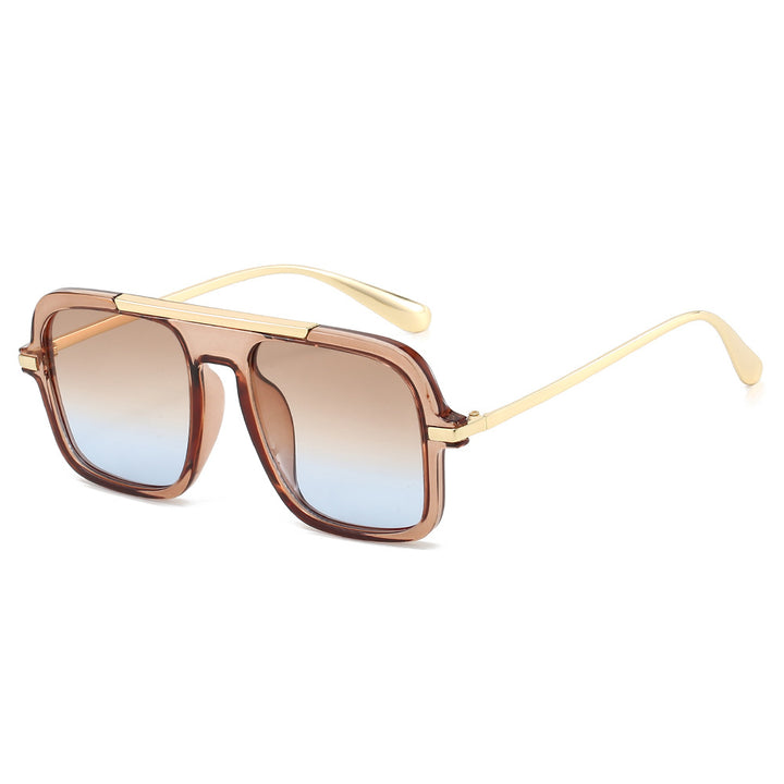 Women's fashionable sunglasses with trendy square frame Bowlift