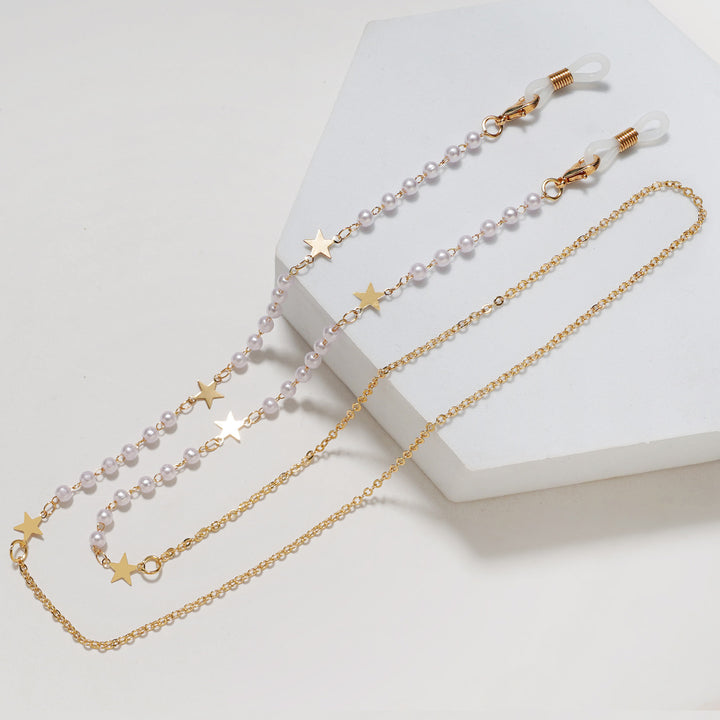 Trendy Geometric Eyewear Chain Bowlift