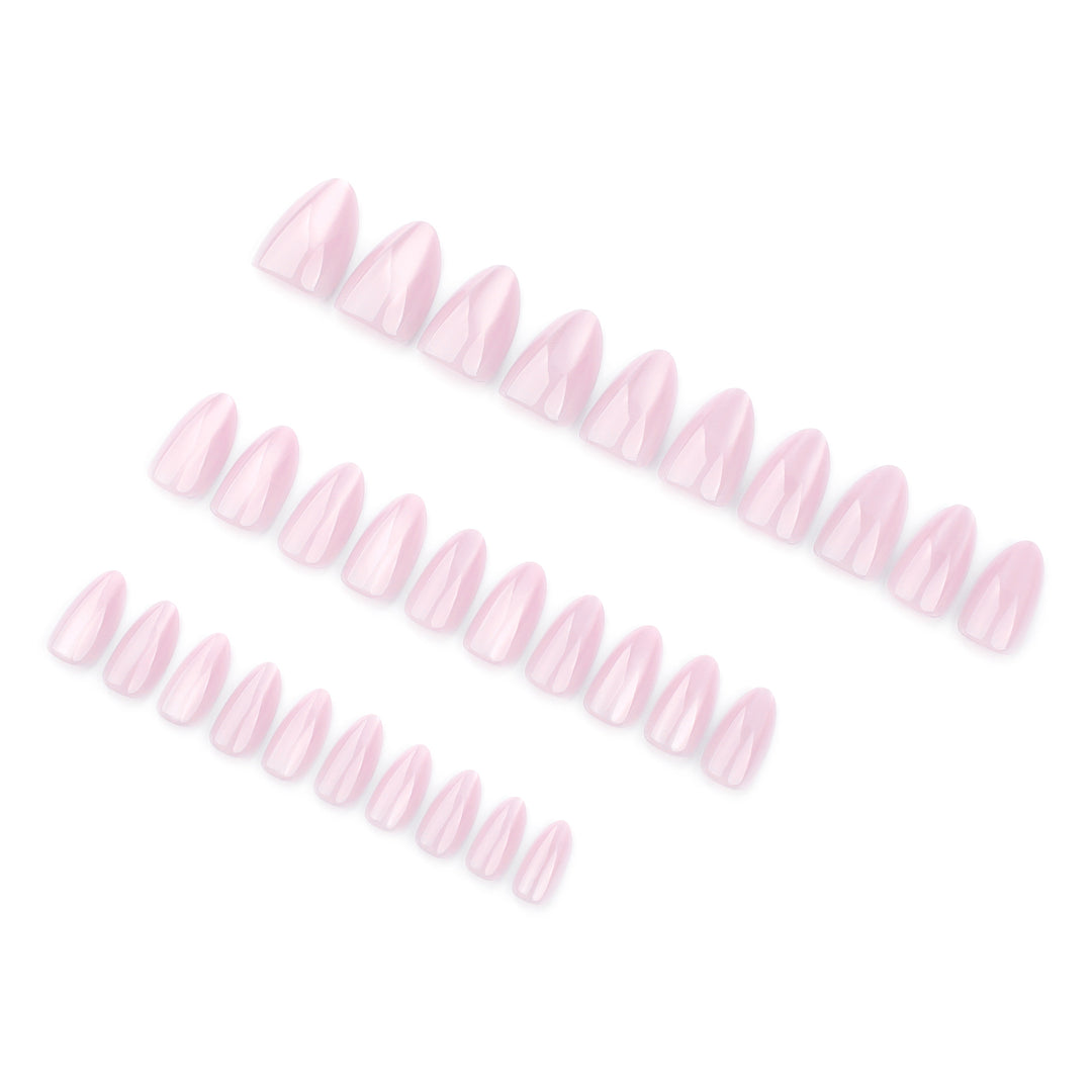 Artful Gel Nails with Elegant Glamour Finish Bowlift