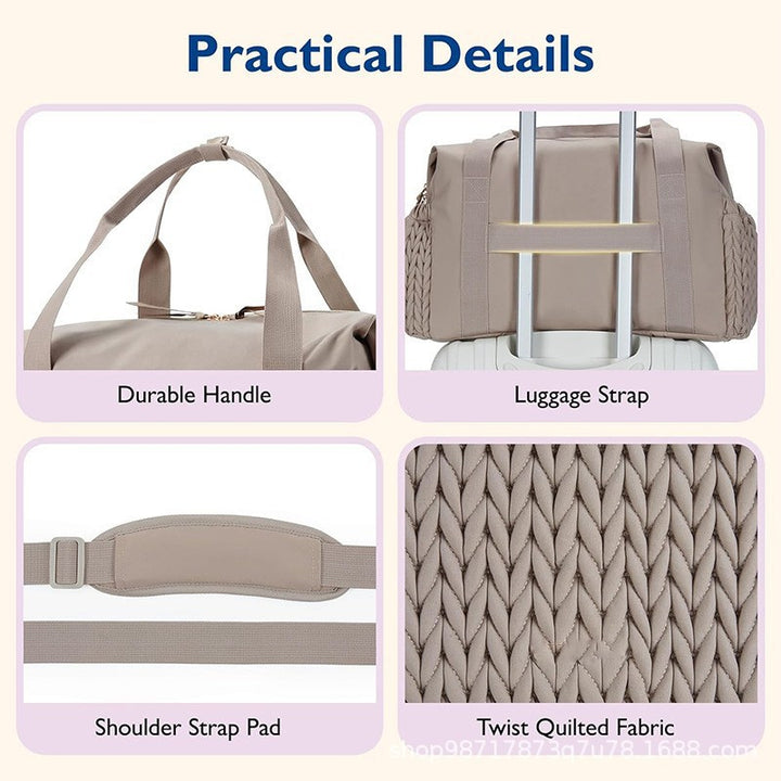 Spacious travel bag with innovative foldable design Bowlift