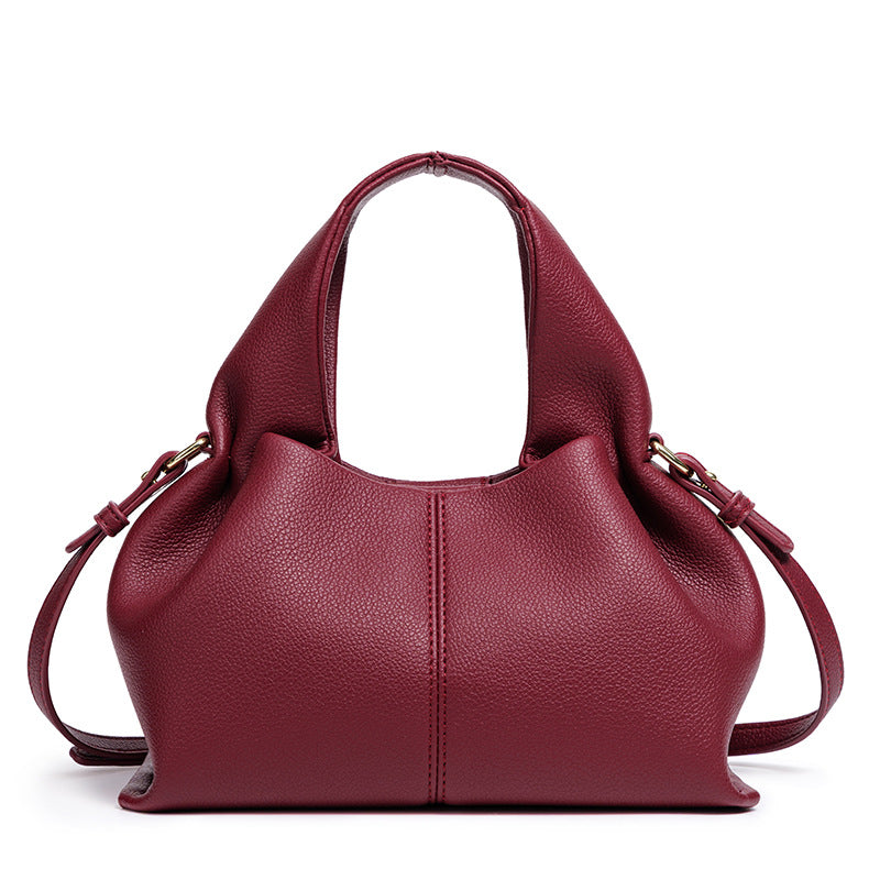 Chic Structured Leather Handbag Bowlift