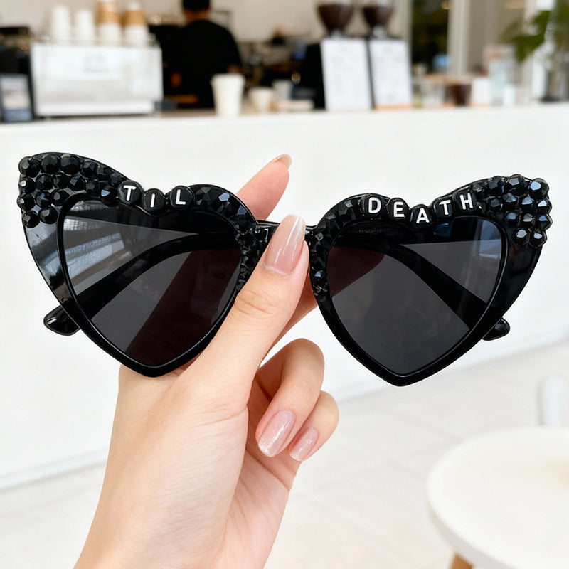Statement Heart-Frame Sunglasses Bowlift