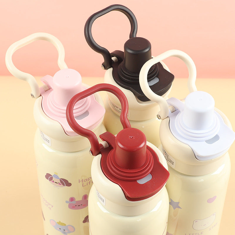 Women's Child-Friendly Stainless Steel Water Bottle Bowlift