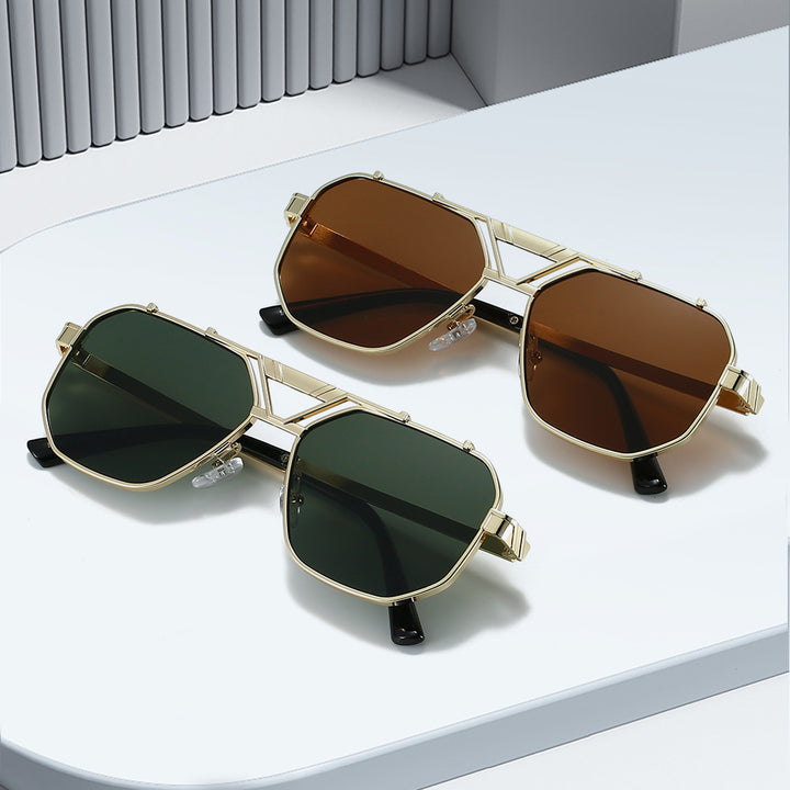 Women Fashion Sunglasses in Unique Octagon Design Bowlift