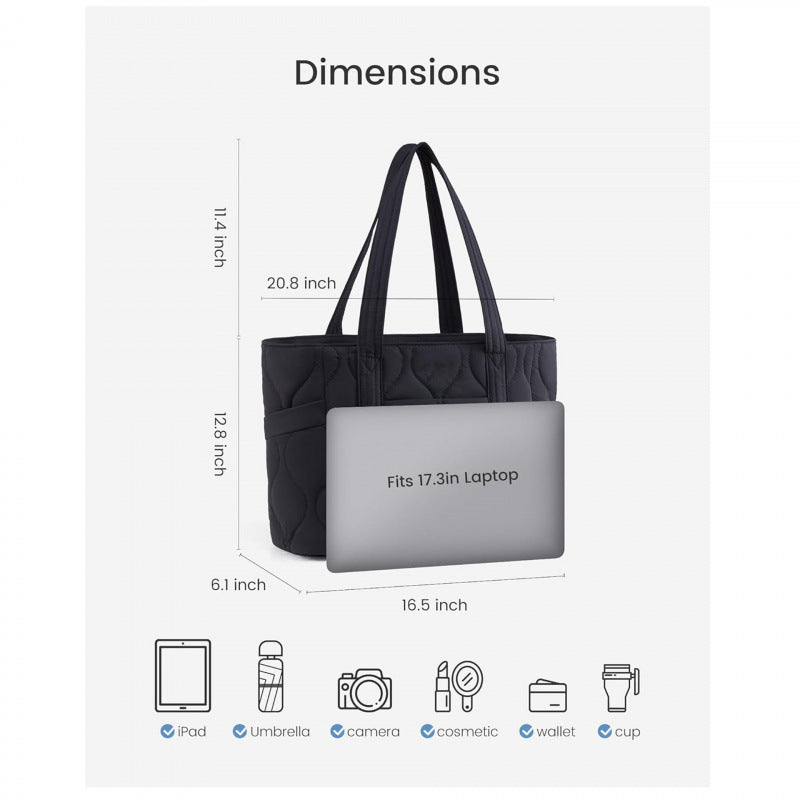 Fashionable and Padded Tote Bag Bowlift