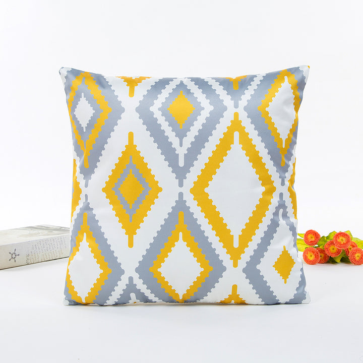 Floral Patterned Throw Pillow