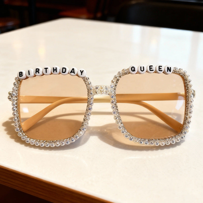 Statement Pearl-Embellished Sunglasses Bowlift