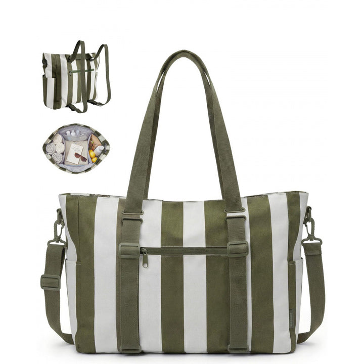 Fashionable tote bag with multifunctional compartments Bowlift