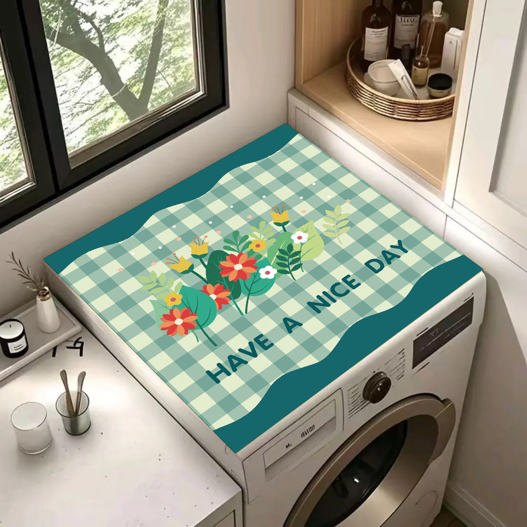 Decorative Laundry Top Mat Bowlift