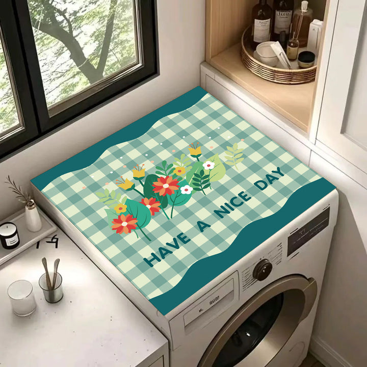 Decorative Laundry Top Mat Bowlift