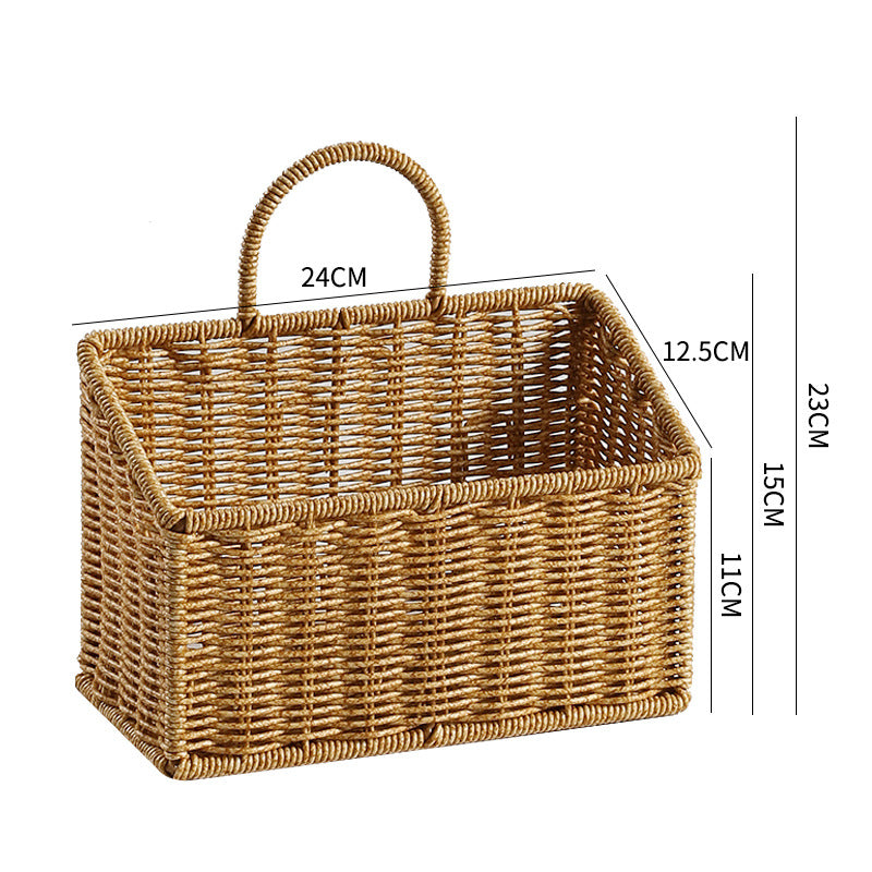 Decorative Woven Storage Basket Bowlift