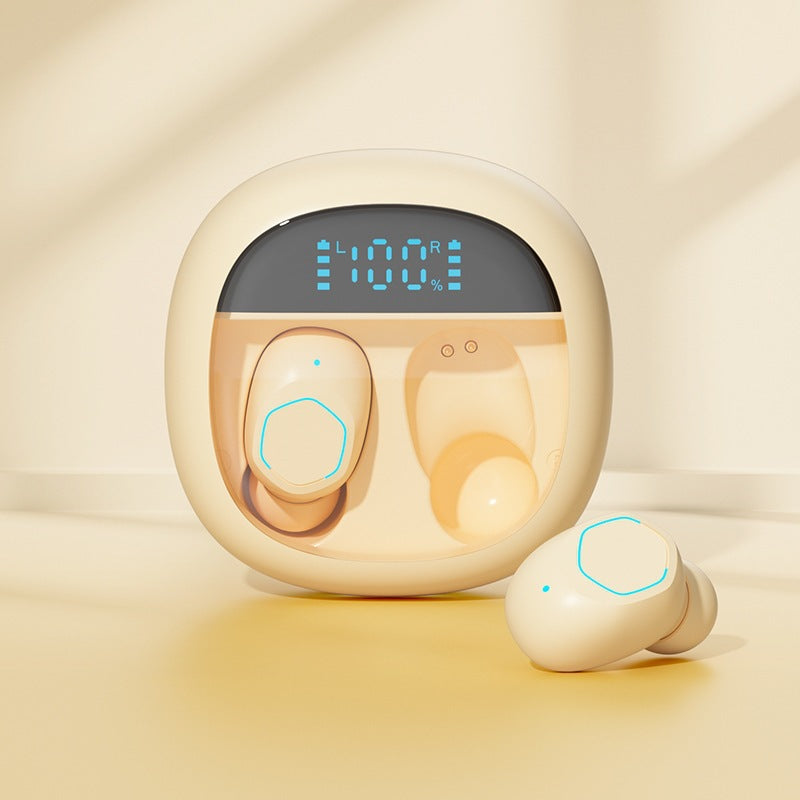 Wireless In-Ear Headphones with Intelligent Battery Indicator and Ergonomic Design Bowlift