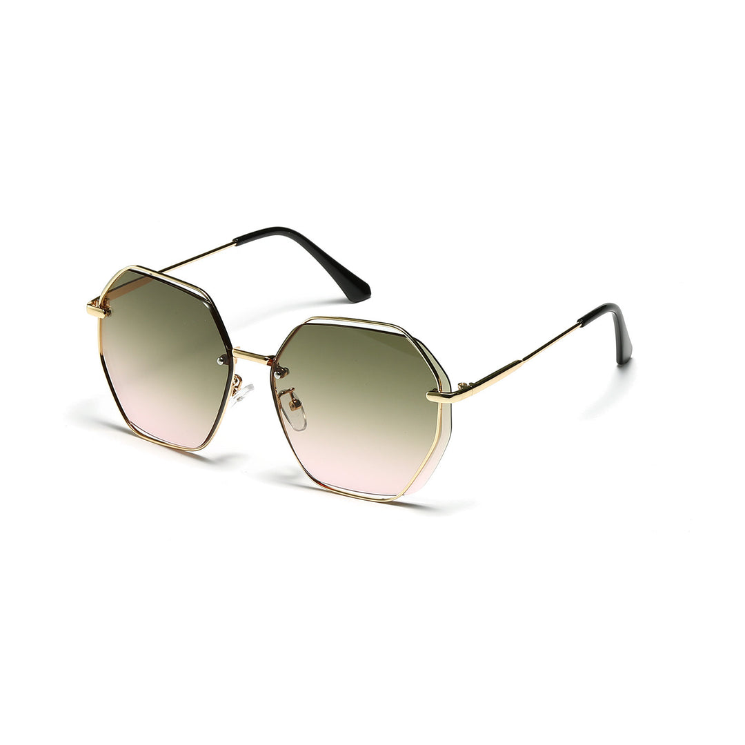 Women's fashionable octagonal sunglasses with elegant frame Bowlift