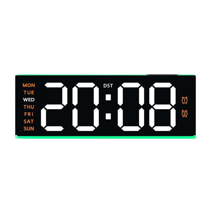 Digital alarm clock with large LED display and dual alarm function Bowlift