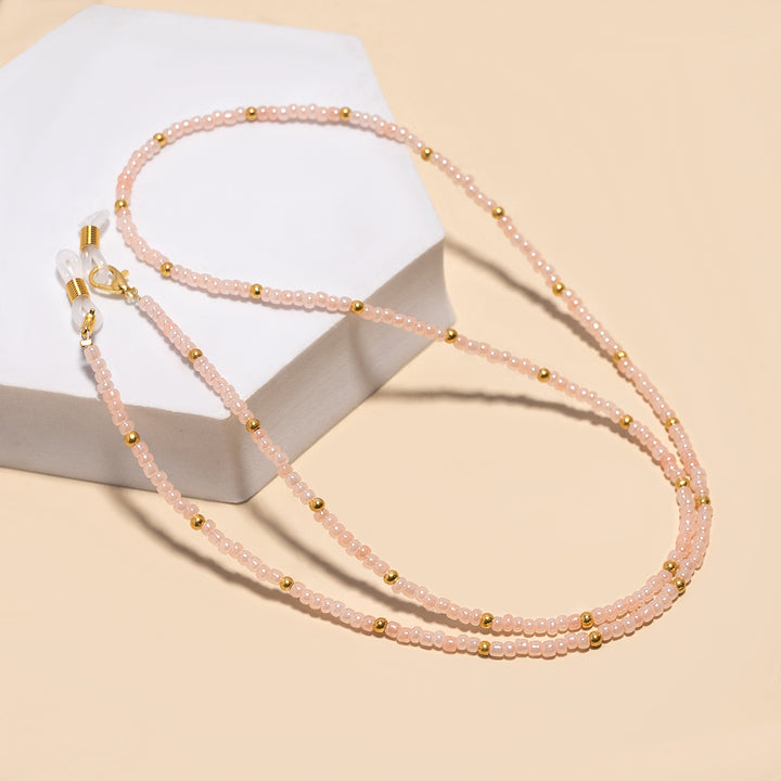 Double-Strand Beaded Eyewear Chain Bowlift