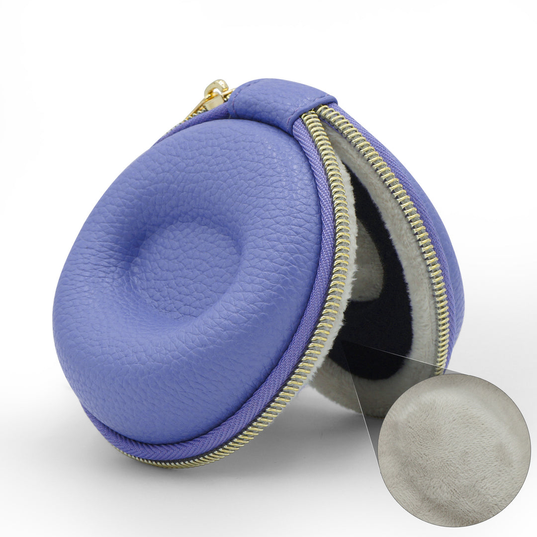 Compact Padded Round Watch Case Bowlift