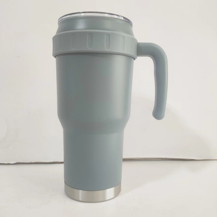 Ladies Insulated Steak and Grill Cup with Practical Carry Handle Bowlift