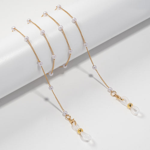 Elegant Pearl Beaded Eyewear Chain Bowlift
