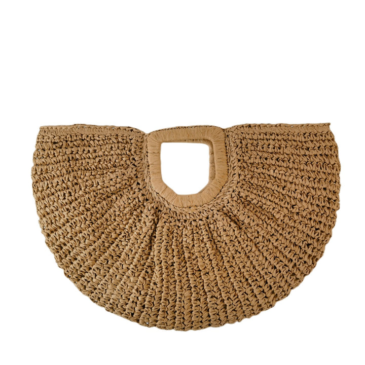 Handcrafted Ribbed Structure Beach Bag Bowlift