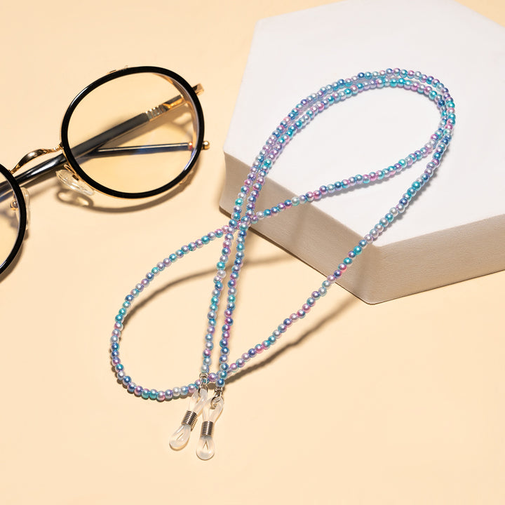 Multicolored Beaded Eyewear Chain Bowlift