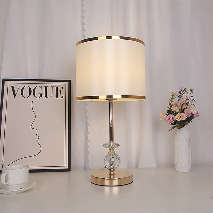 Modern Crystal Accent Table Lamp