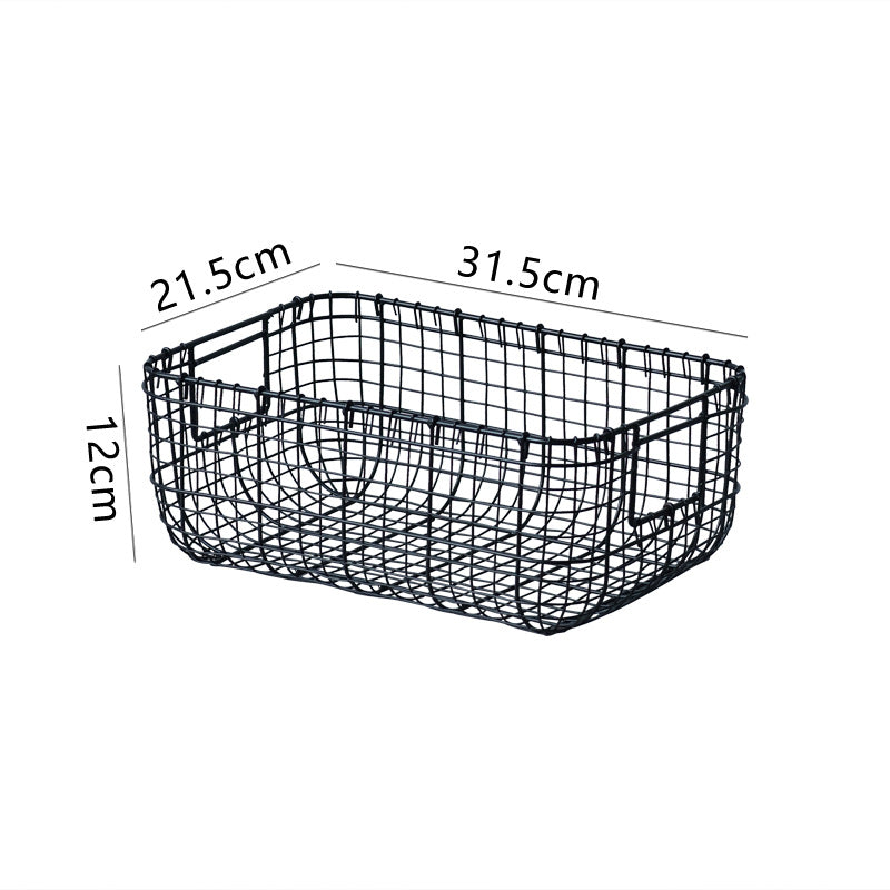 Metal Wire Storage Basket Bowlift