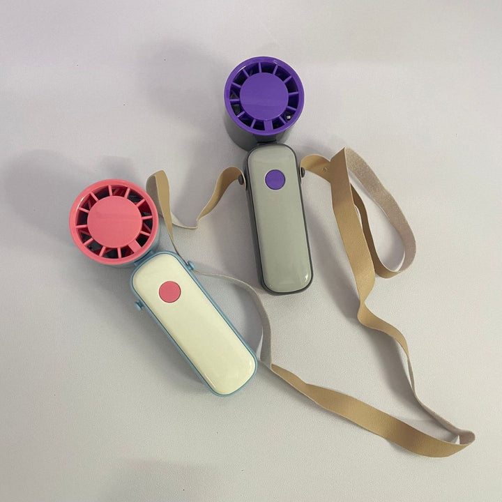 Unisex Portable Folding Fan with USB Charging Bowlift