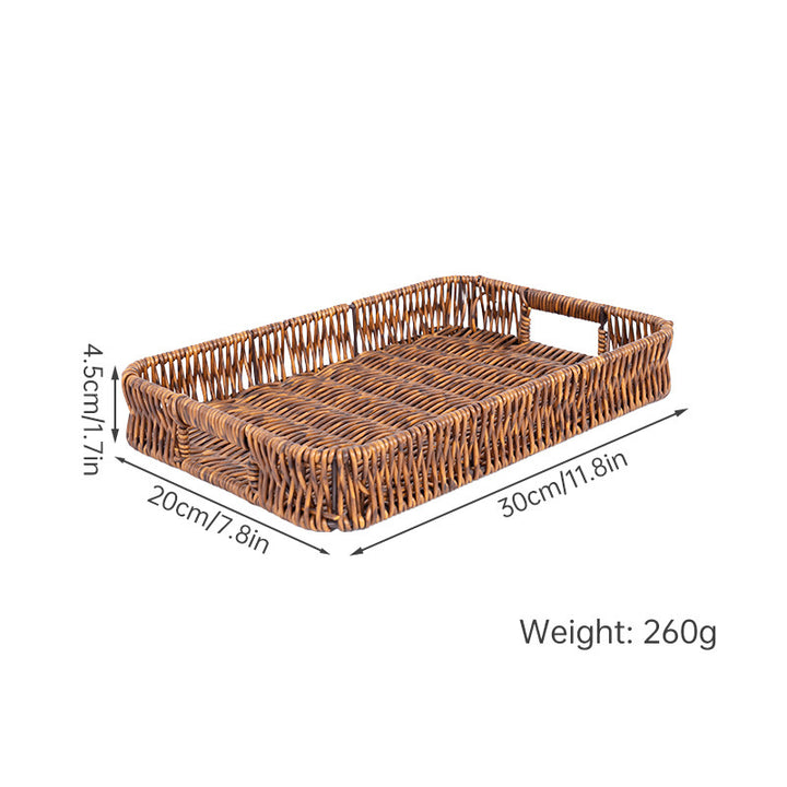 Rectangular Woven Serving Tray Bowlift