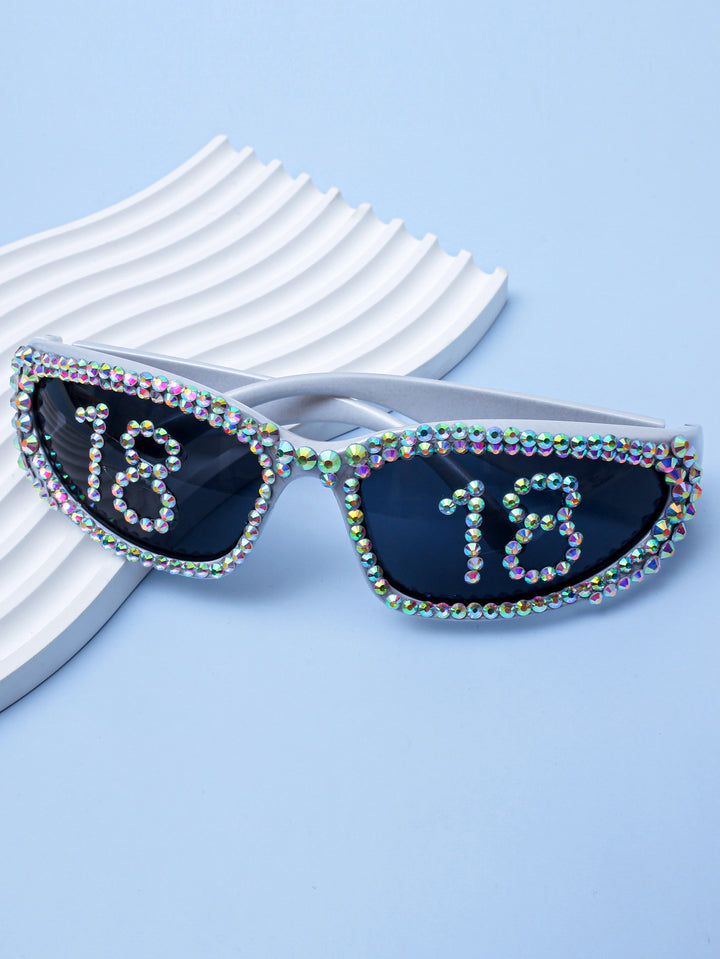 Statement Swarovski Crystal Embellished Sunglasses Bowlift