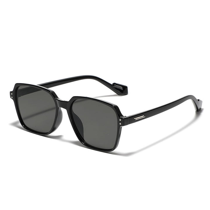 Women's square sunglasses with stylish plastic frame and polarized lenses Bowlift