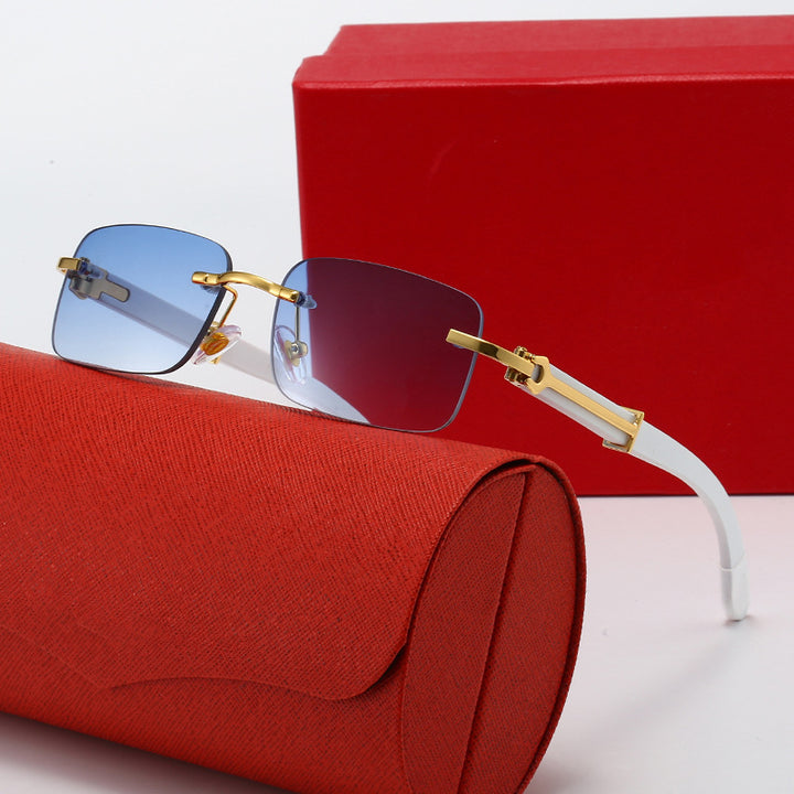 Women's fashionable sunglasses with elegant metal frame and polarized lenses Bowlift