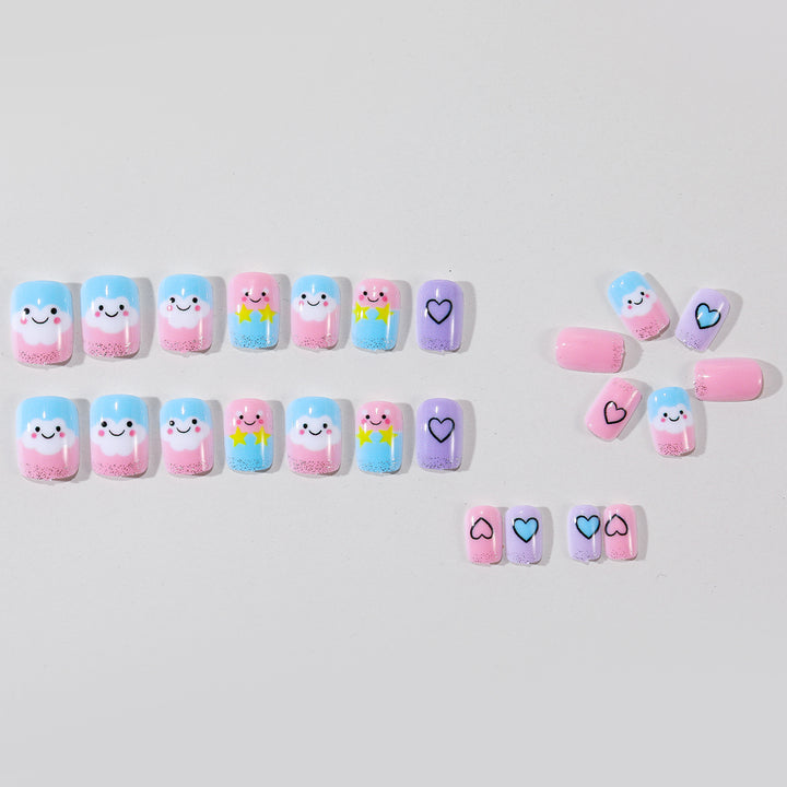 Playful Cloud-Themed Nail Art Kit Bowlift
