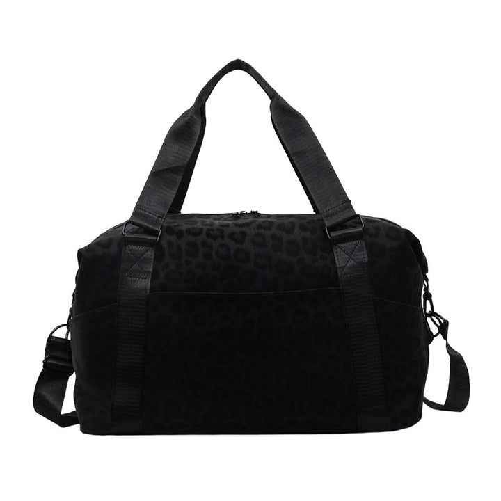 Sporty duffel bag with animal pattern and practical carrying options Bowlift