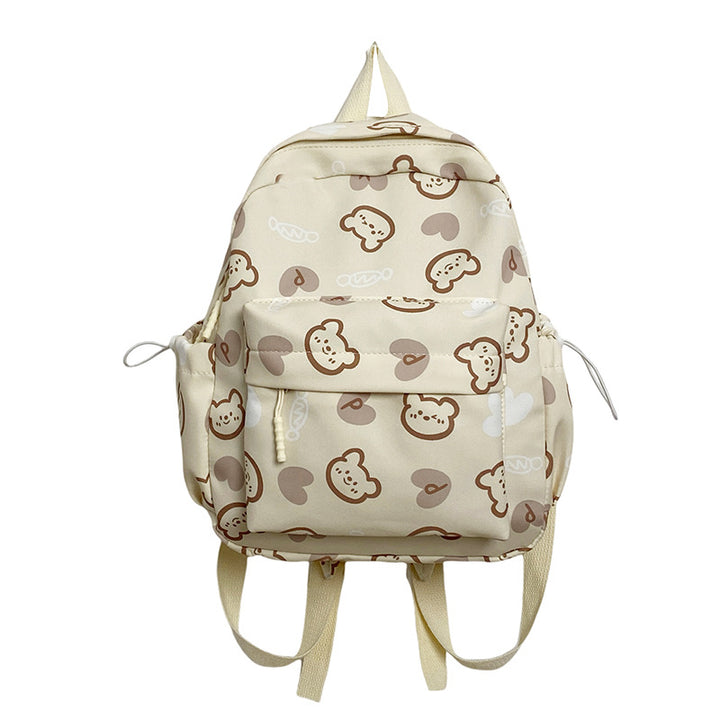 Cute Character Print School Backpack Bowlift