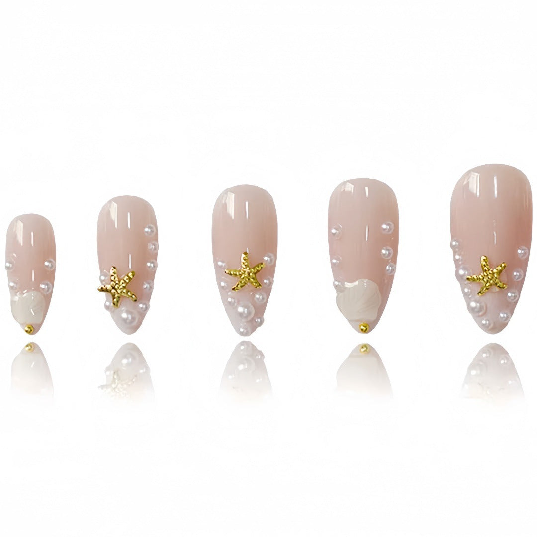 Shell-Inspired Nail Art Extensions Bowlift