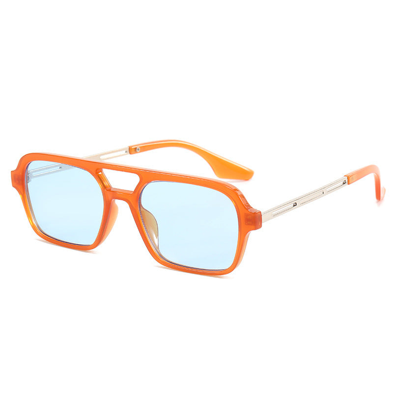 Women's Designer Sunglasses with Elegant Transparent Frame and Yellow Lenses Bowlift