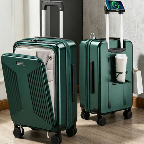 Unisex Smart Multi-Functional Carry-On Luggage Bowlift