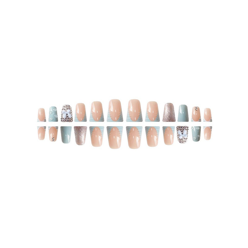 Decorative Nail Art Set with 3D Bows and Gems Bowlift