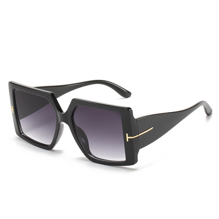 Oversized Geometric Shield Sunglasses Bowlift
