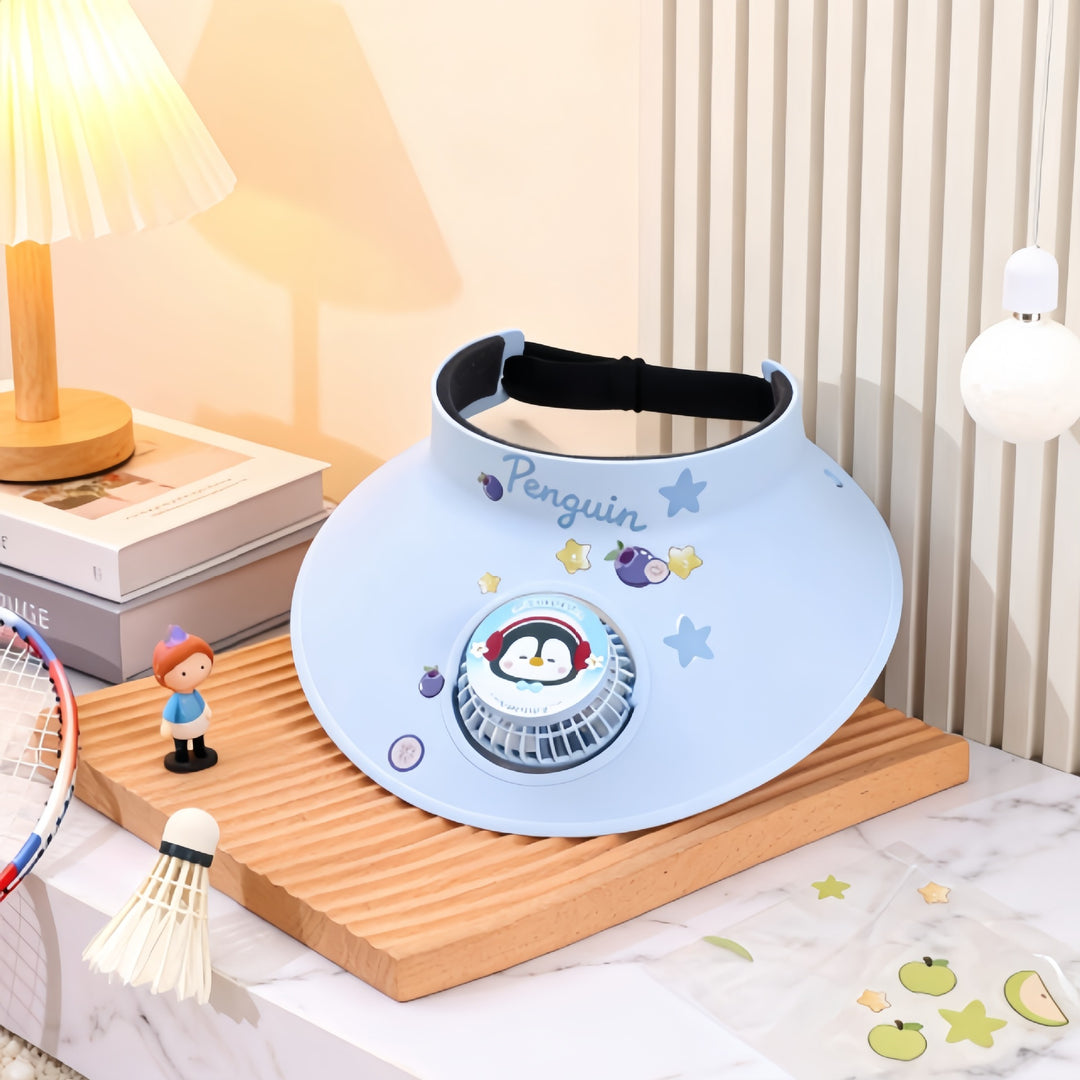 Ladies Comfortable Table Fan with Playful Design Bowlift