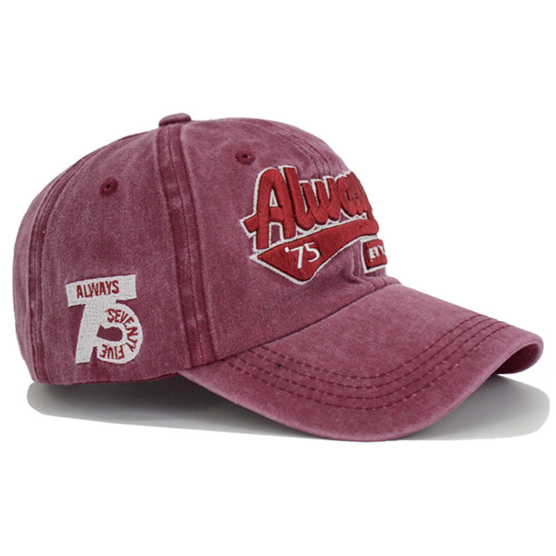 Unisex Vintage Distressed Casual Cap Bowlift
