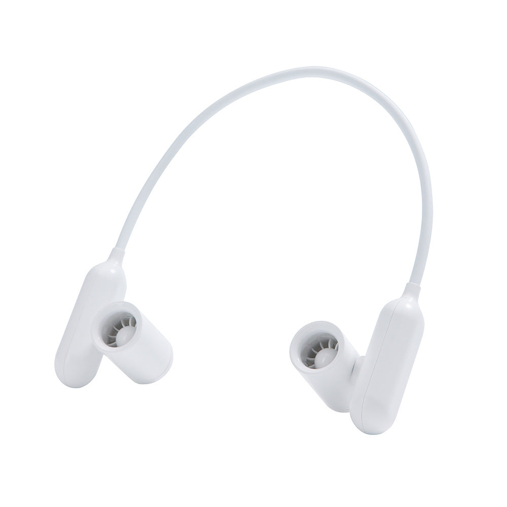 Unisex Neck headphone with built-in mini fan Bowlift